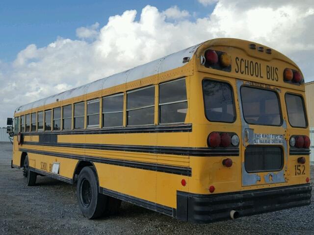 1BAAGCFA6PF054955 - 1993 BLUE BIRD SCHOOL BUS YELLOW photo 3