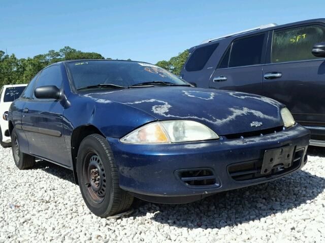 1G1JC124817396715 - 2001 CHEVROLET CAVALIER BLUE photo 1