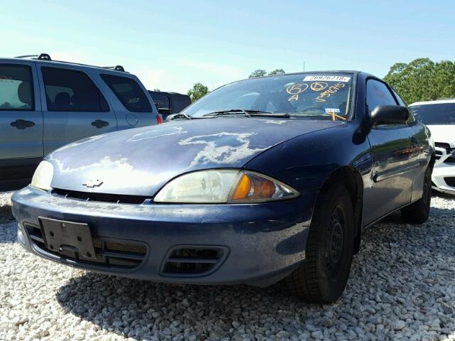 1G1JC124817396715 - 2001 CHEVROLET CAVALIER BLUE photo 2