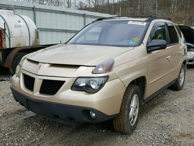 3G7DB03E63S605770 - 2003 PONTIAC AZTEK BEIGE photo 2