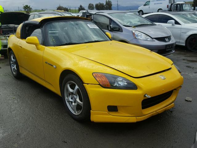 JHMAP11433T005055 - 2003 HONDA S2000 YELLOW photo 1