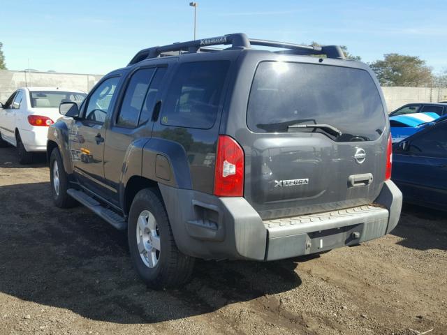 5N1AN08U76C522513 - 2006 NISSAN XTERRA OFF GRAY photo 3