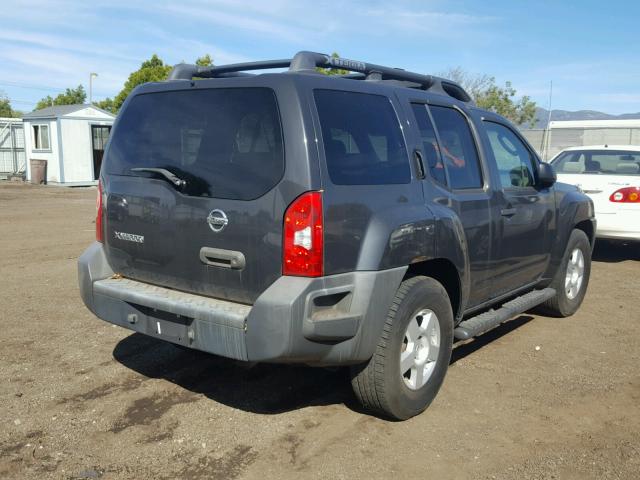 5N1AN08U76C522513 - 2006 NISSAN XTERRA OFF GRAY photo 4