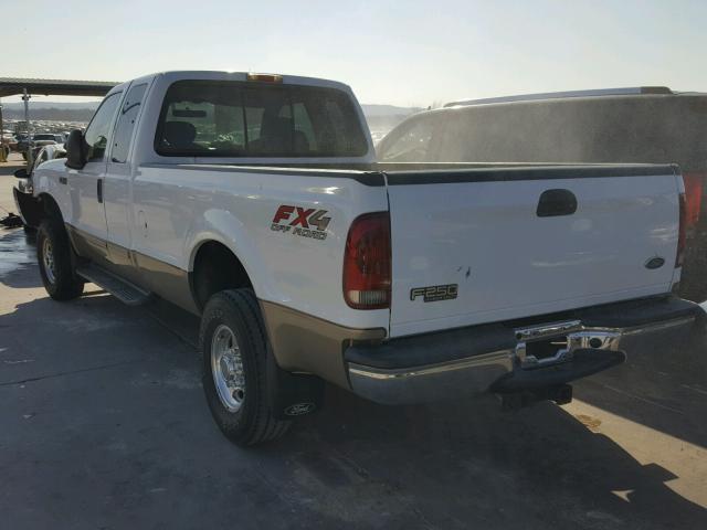 1FTNX21P63EC17441 - 2003 FORD F250 SUPER WHITE photo 3