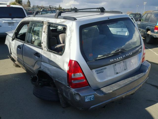 JF1SG65624H717257 - 2004 SUBARU FORESTER 2 SILVER photo 3