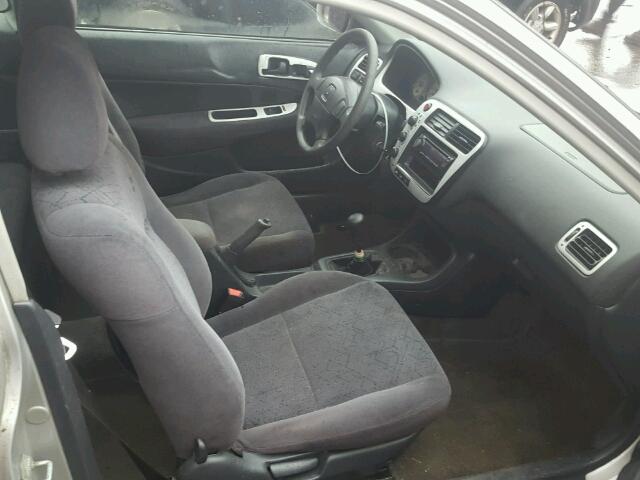 1HGEJ8140XL072538 - 1999 HONDA CIVIC EX ვერცხლისფერი ფოტო 5