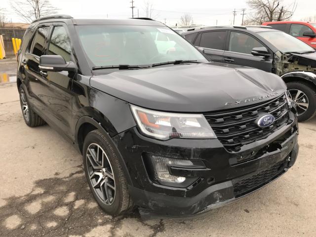 1FM5K8GT2GGB18854 - 2016 FORD EXPLORER S BLACK photo 1