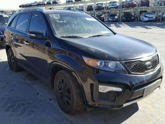 5XYKWDA20BG136544 - 2011 KIA SORENTO SX BLACK photo 1