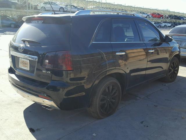 5XYKWDA20BG136544 - 2011 KIA SORENTO SX BLACK photo 4