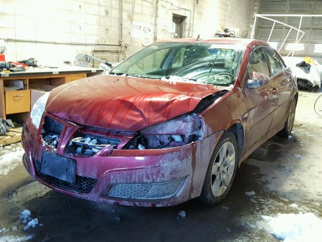 1G2ZA5EB5A4131208 - 2010 PONTIAC G6 RED photo 2