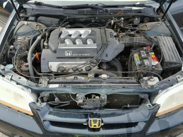 1HGCG1652WA060335 - 1998 HONDA ACCORD EX GREEN photo 7