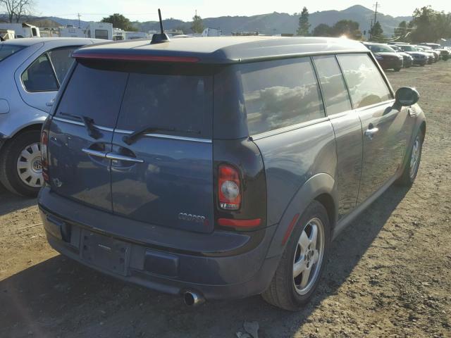 WMWML33599TX34940 - 2009 MINI COOPER CLU BLUE photo 4