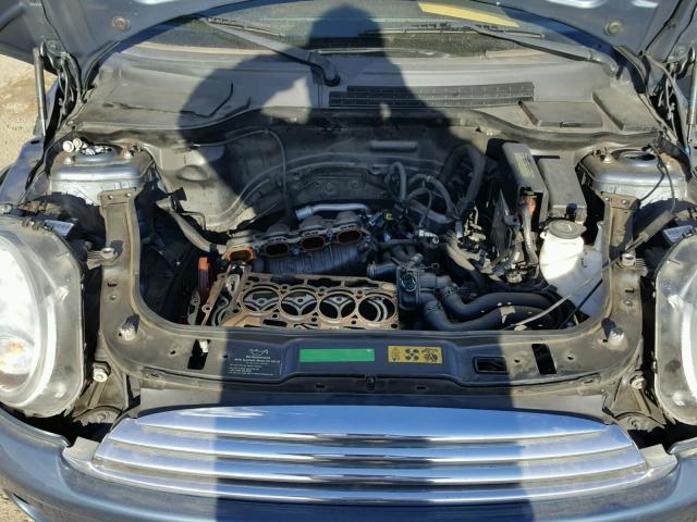 WMWML33599TX34940 - 2009 MINI COOPER CLU BLUE photo 7