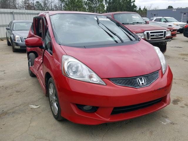 JHMGE87629S059589 - 2009 HONDA FIT SPORT RED photo 1