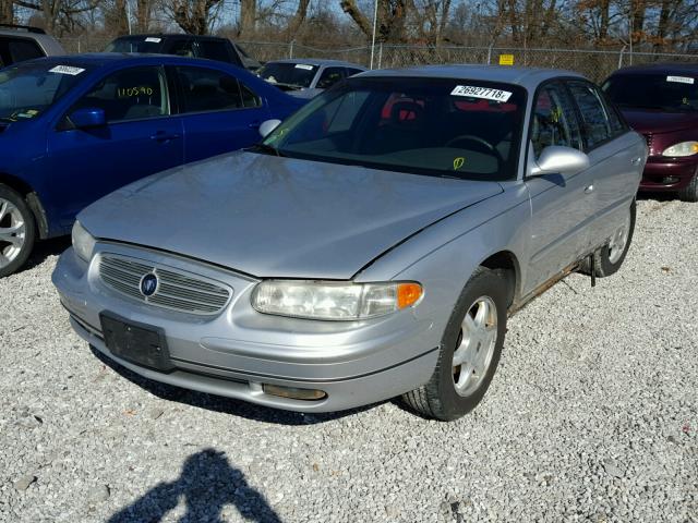 2G4WB55KX21125652 - 2002 BUICK REGAL LS SILVER photo 2