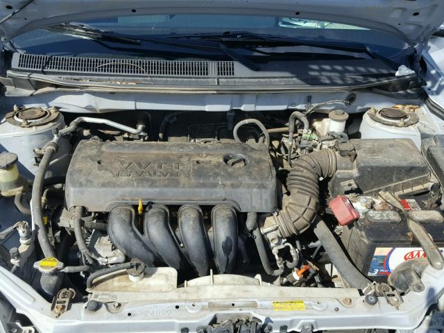 2T1KR32E45C382748 - 2005 TOYOTA COROLLA MA SILVER photo 7