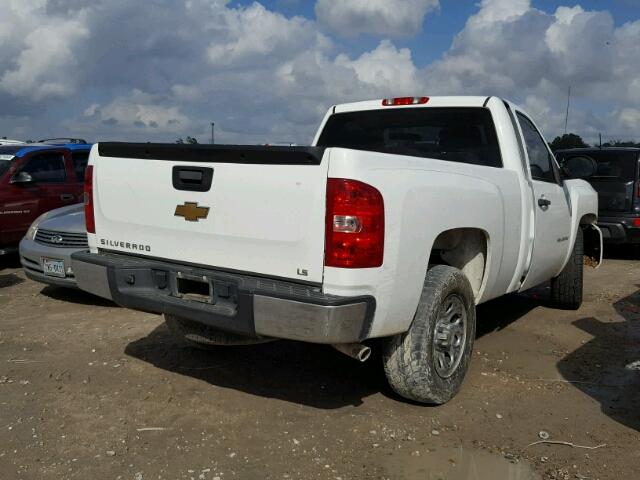 1GCPCPEX3AZ200100 - 2010 CHEVROLET SILVERADO WHITE photo 4