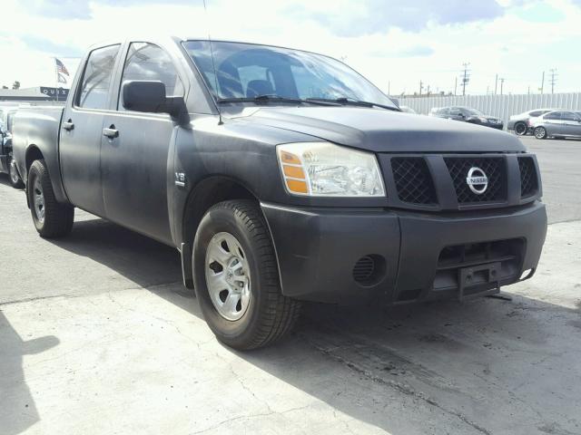 1N6AA07A64N591232 - 2004 NISSAN TITAN XE BLACK photo 1