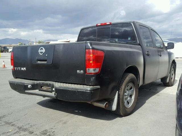 1N6AA07A64N591232 - 2004 NISSAN TITAN XE BLACK photo 4