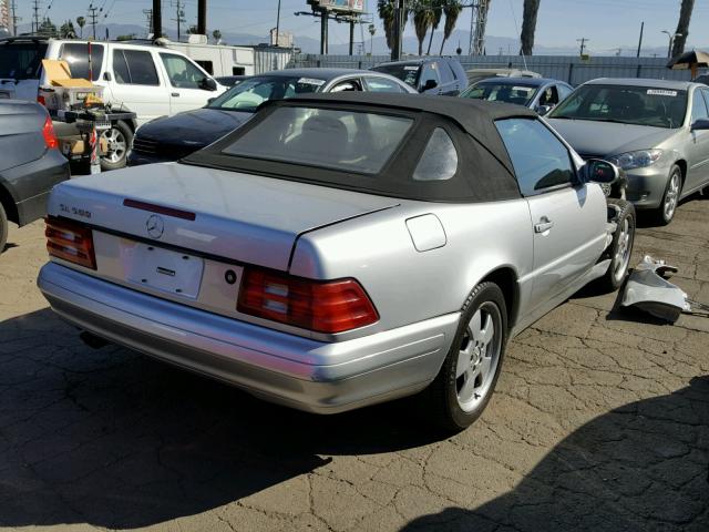 WDBFA68F0XF174790 - 1999 MERCEDES-BENZ SL 500 SILVER photo 4