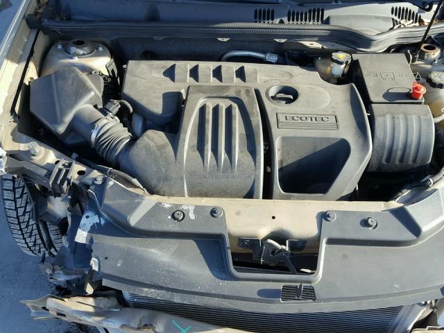 1G1AK55F967822958 - 2006 CHEVROLET COBALT LS GOLD photo 7