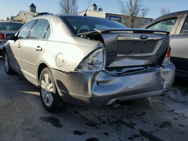 3FAHP08129R187756 - 2009 FORD FUSION SEL GRAY photo 3