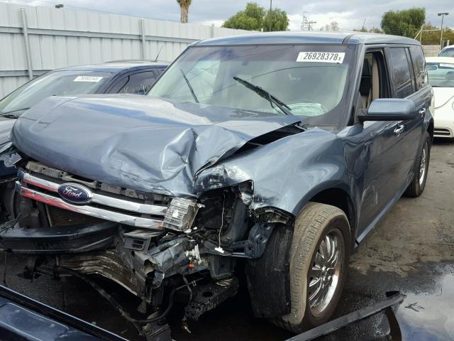 2FMGK5CC5ABD01919 - 2010 FORD FLEX SEL Կապույտ լուսանկար 2