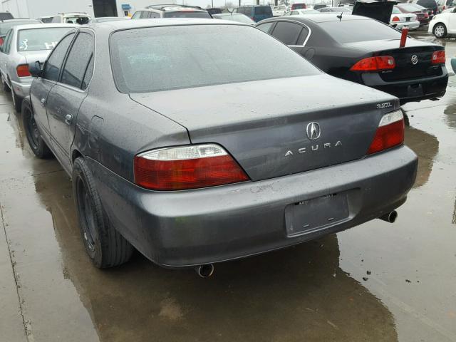 19UUA56613A040286 - 2003 ACURA 3.2TL GRAY photo 3