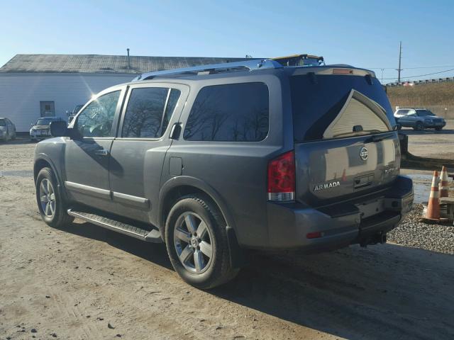 5N1AA0NE3DN611019 - 2013 NISSAN ARMADA PLA GRAY photo 3