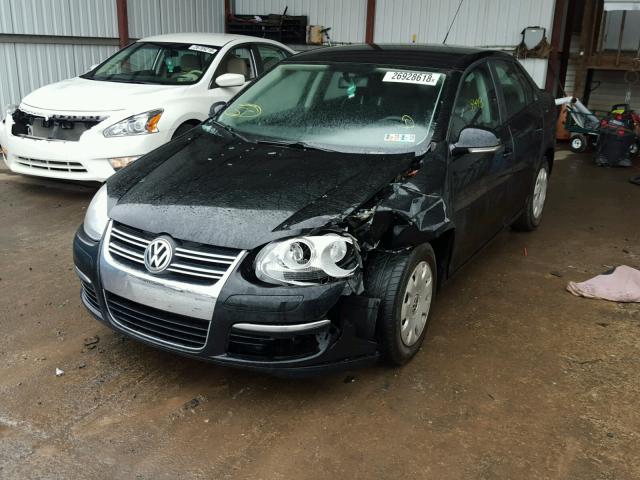 3VWGF71K17M126474 - 2007 VOLKSWAGEN JETTA BLACK photo 2