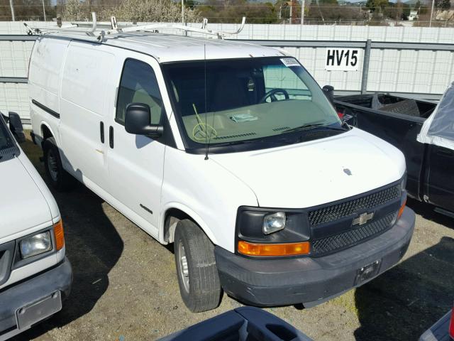 1GCHG35U561114395 - 2006 CHEVROLET EXPRESS G3 WHITE photo 1