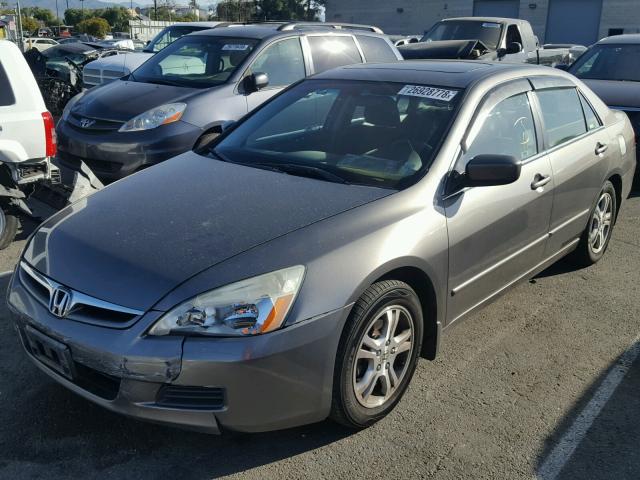 1HGCM567X6A101523 - 2006 HONDA ACCORD EX GRAY photo 2