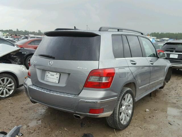 WDCGG8HB3CF734657 - 2012 MERCEDES-BENZ GLK 350 4M GRAY photo 4