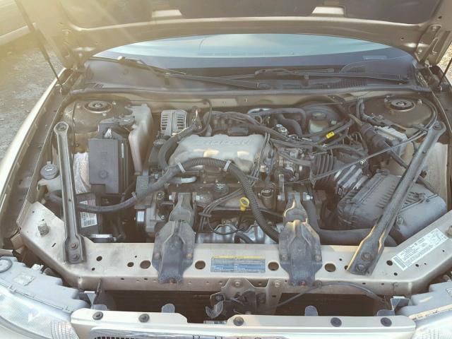 2G4WS52J551110122 - 2005 BUICK CENTURY CU BEIGE photo 7