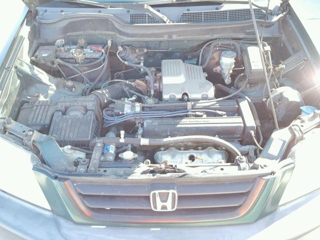 JHLRD2849YC011929 - 2000 HONDA CR-V LX GREEN photo 7