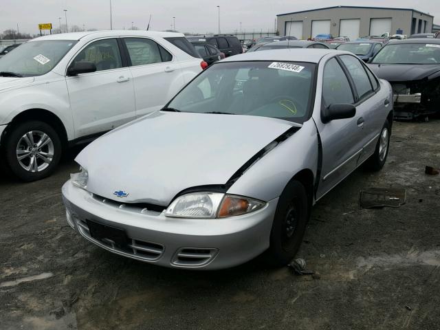 1G1JC524817213496 - 2001 CHEVROLET CAVALIER B GRAY photo 2