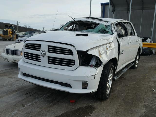 1C6RR7MT8FS526942 - 2015 RAM 1500 SPORT WHITE photo 2