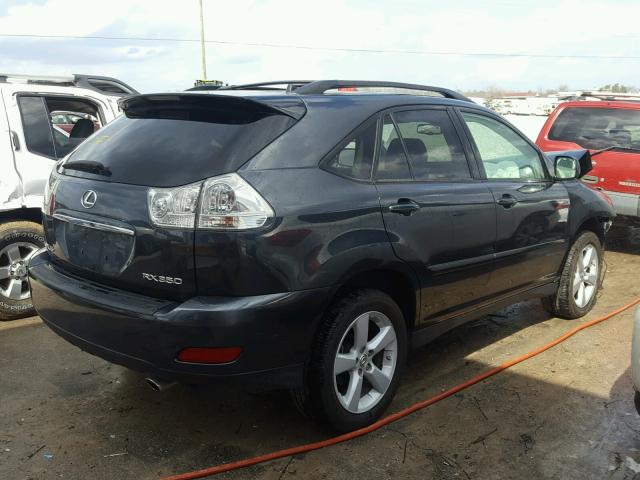 2T2GK31U97C013398 - 2007 LEXUS RX 350 GRAY photo 4