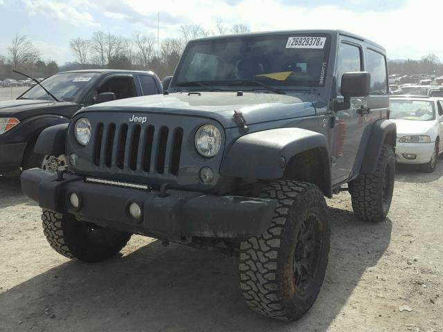 1C4AJWAGXEL117039 - 2014 JEEP WRANGLER S ლურჯი ფოტო 2