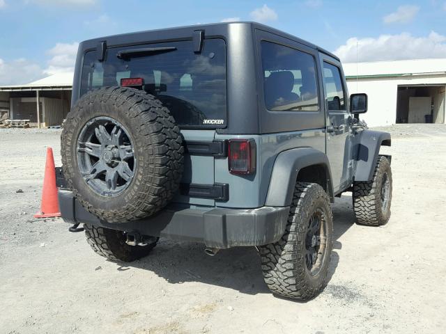 1C4AJWAGXEL117039 - 2014 JEEP WRANGLER S ლურჯი ფოტო 4