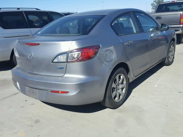 JM1BL1UP2D1759620 - 2013 MAZDA 3 I SILVER photo 4