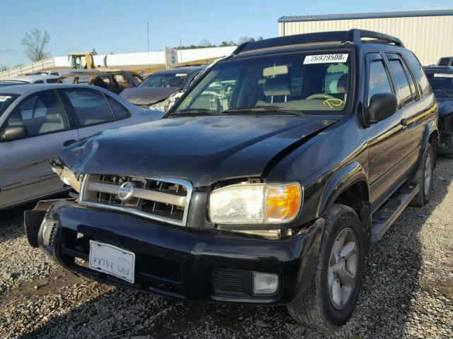 JN8DR09X14W809859 - 2004 NISSAN PATHFINDER BLACK photo 2