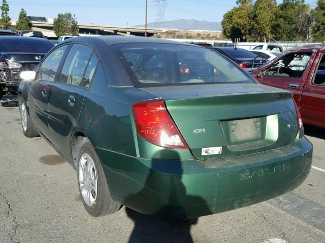 1G8AJ52F33Z116531 - 2003 SATURN ION LEVEL GREEN photo 3