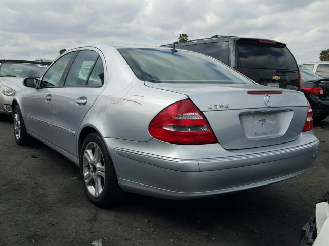 WDBUF56J56A932127 - 2006 MERCEDES-BENZ E 350 SILVER photo 3