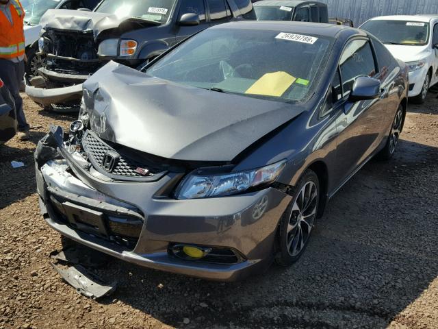 2HGFG4A59DH704451 - 2013 HONDA CIVIC SI GRAY photo 2