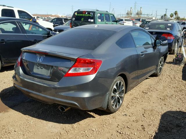 2HGFG4A59DH704451 - 2013 HONDA CIVIC SI GRAY photo 4