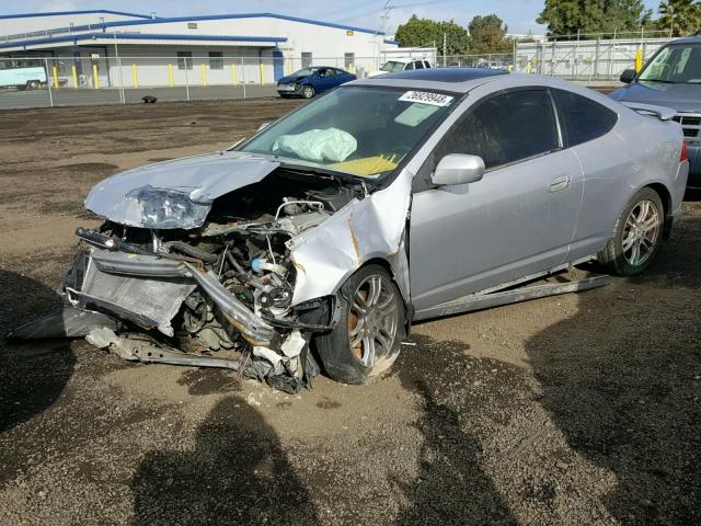 JH4DC54835S016032 - 2005 ACURA RSX SILVER photo 2