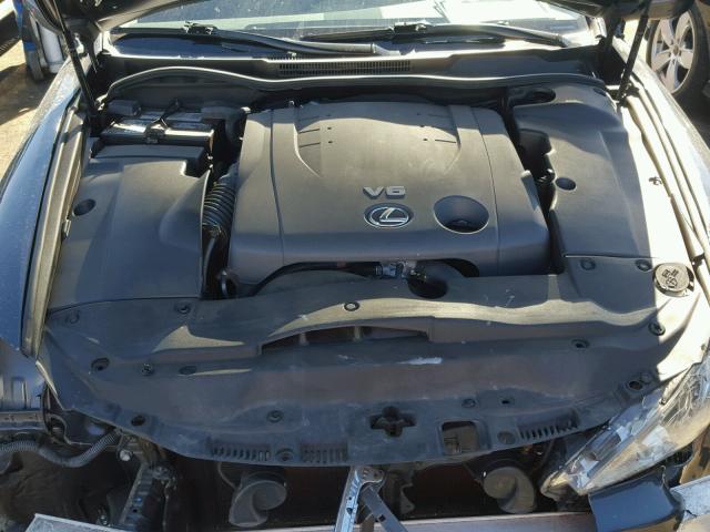 JTHBK262885078482 - 2008 LEXUS IS 250 GRAY photo 7