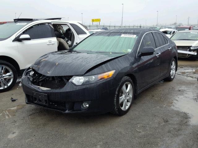 JH4CU2F63AC013946 - 2010 ACURA TSX BLACK photo 2