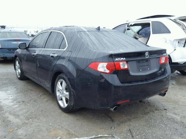 JH4CU2F63AC013946 - 2010 ACURA TSX BLACK photo 3